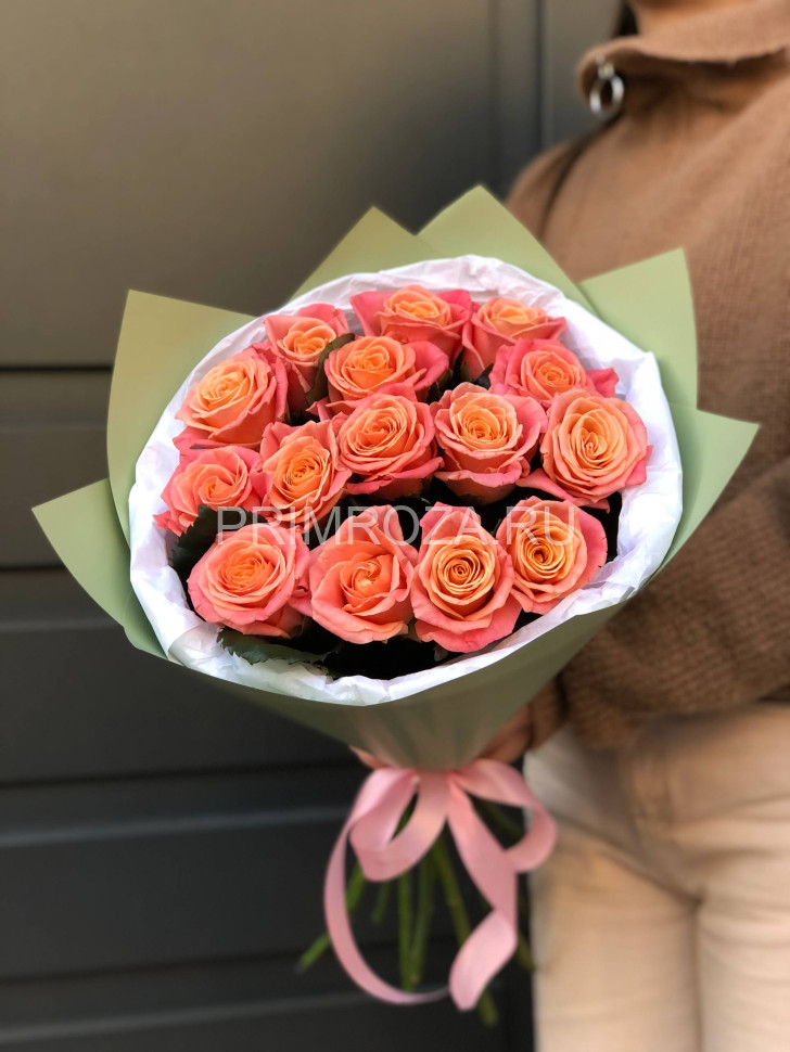 Bouquet of 15 roses #A0012 Flowers delivery Vladivostok