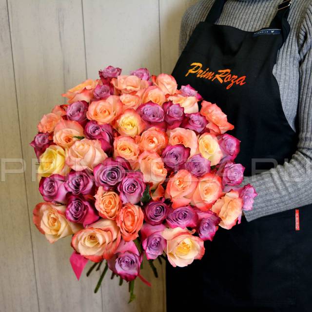 A bouquet of 51 white roses #SR05