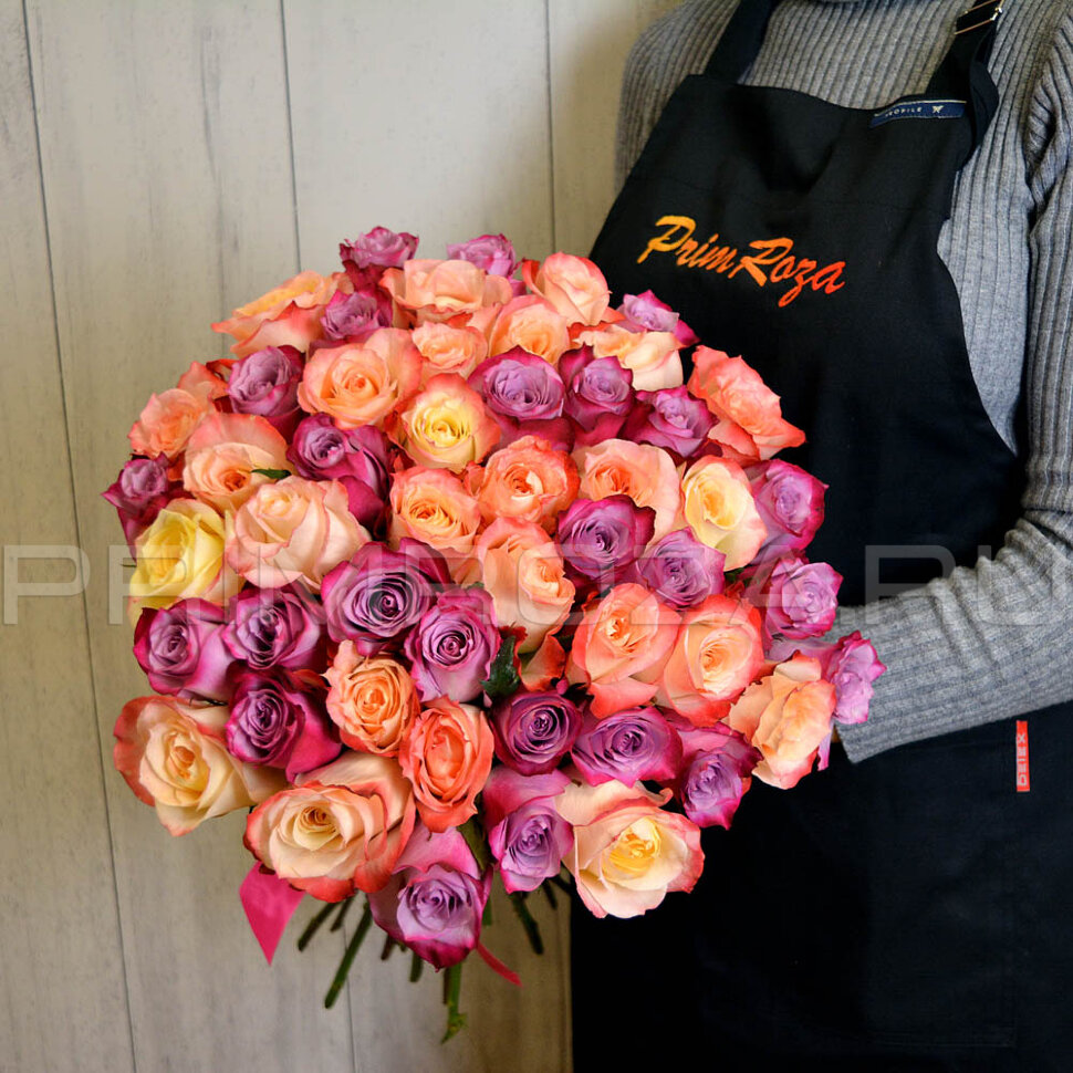 A bouquet of 51 white roses #SR05 Flowers delivery Vladivostok
