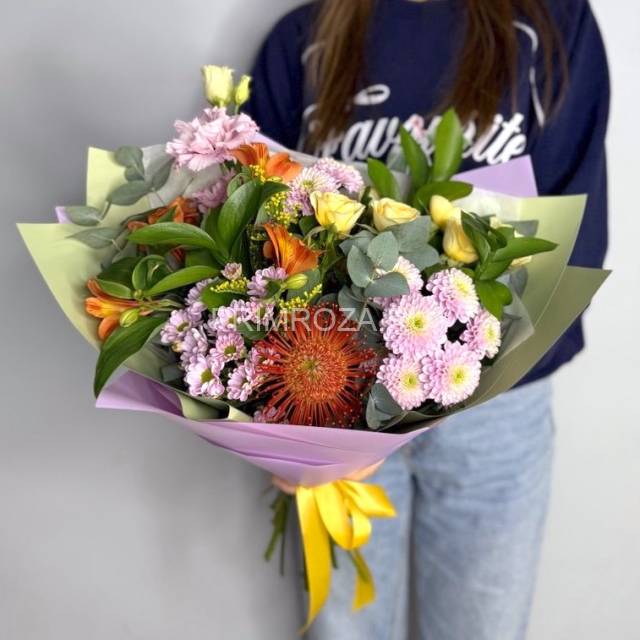 Bouquet with chickpeas