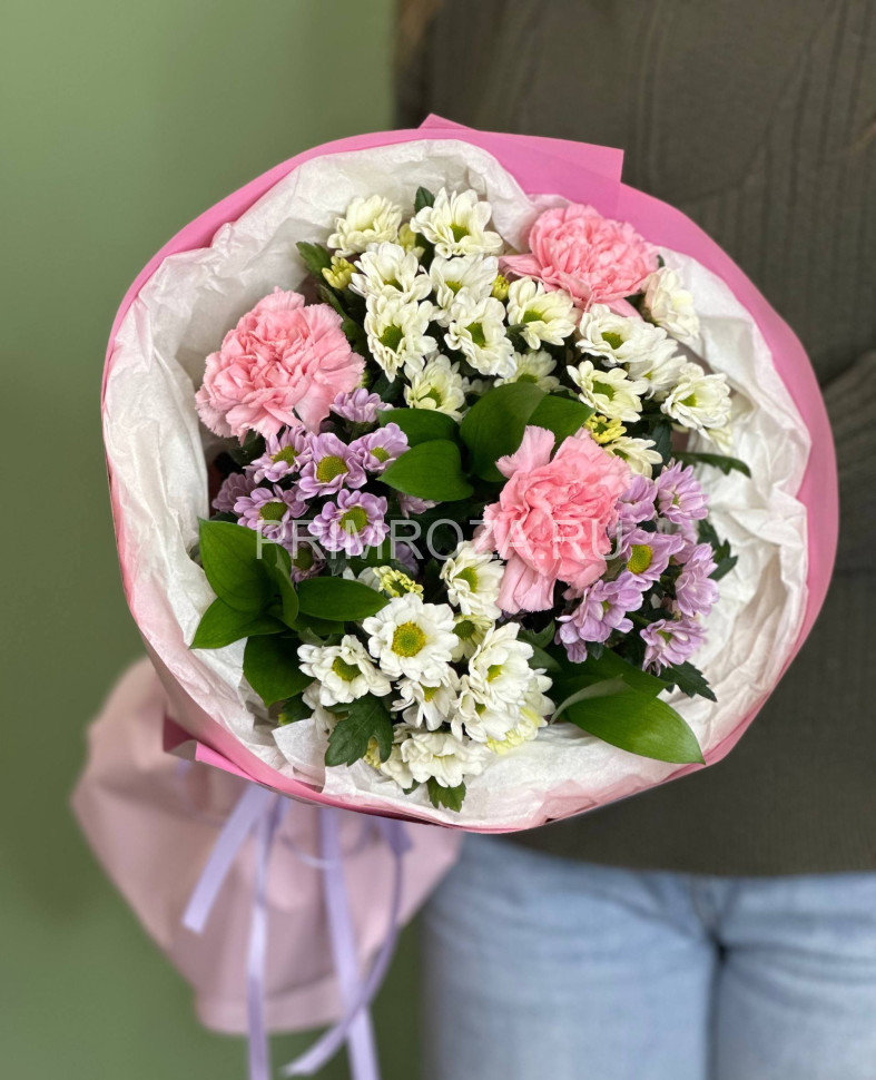 #DV021 Нежный сборный букет   Flowers delivery Vladivostok