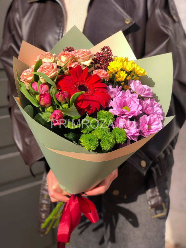 Яркое ассорти #А0098 Flowers delivery Vladivostok