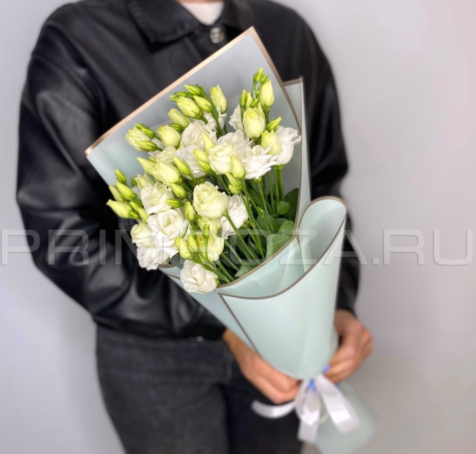 #DV10 - Монобукет из 5 эустом Flowers delivery Vladivostok