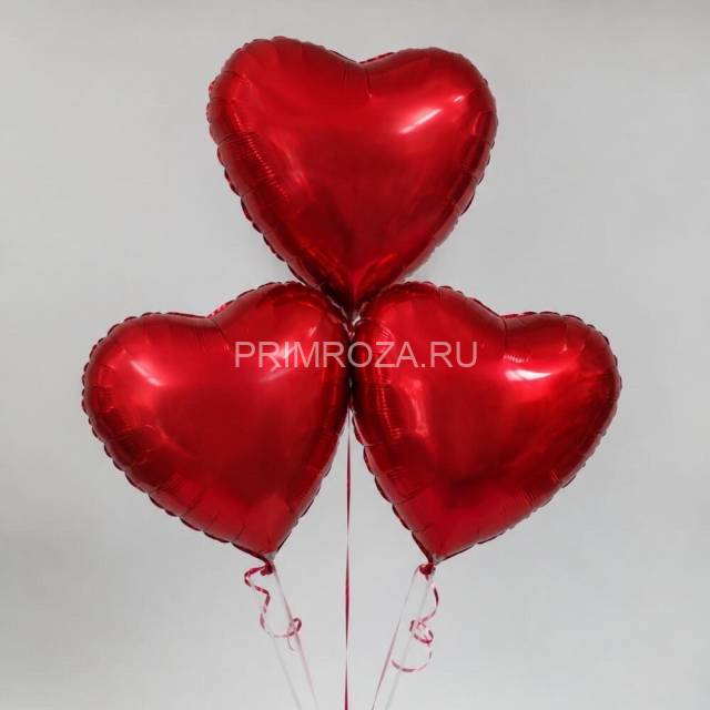 Foil heart balloons